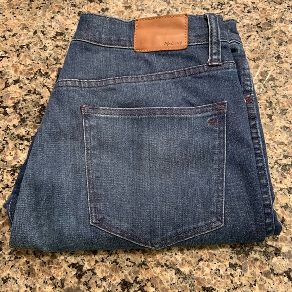 Madewell Denim - Raw hem madewell high riser skinny skinny denim